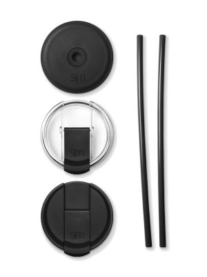 Classic Tumbler Lid 3 Pack - Straw Lid. Flip Lid. and Clear Flip Lid