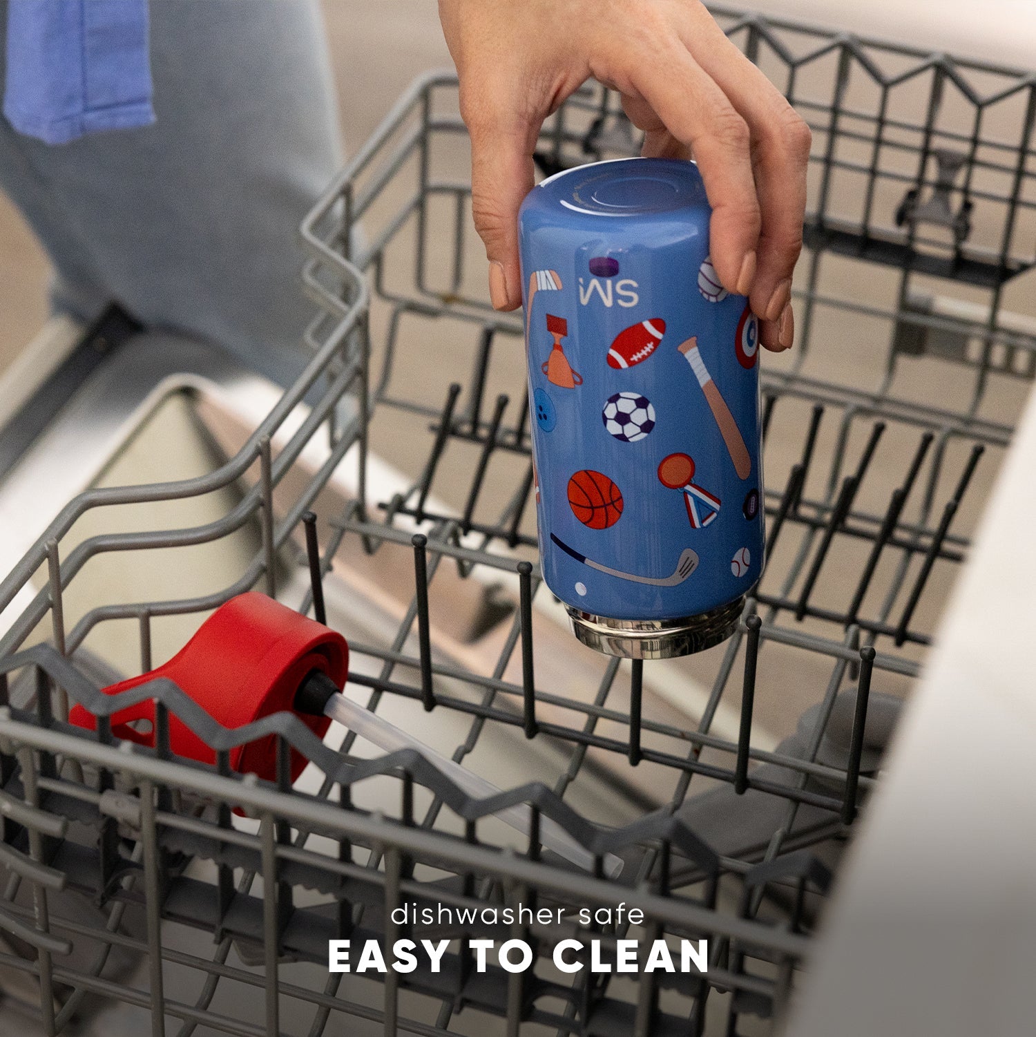 Summit Kids Water Bottle with Straw Lid - Image 6