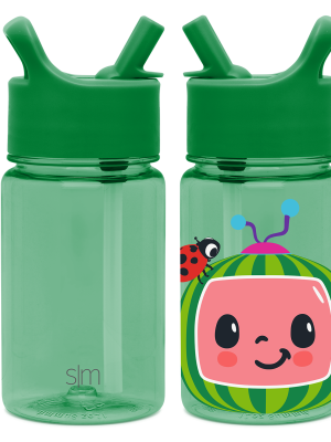 Summit Kids Plastic Water Bottle with Straw Lid