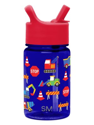 Summit Kids Plastic Water Bottle with Straw Lid