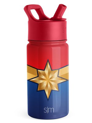 Summit Kids Water Bottle with Straw Lid