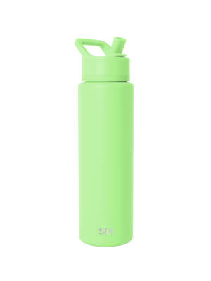 Summit Water Bottle with Straw Lid
