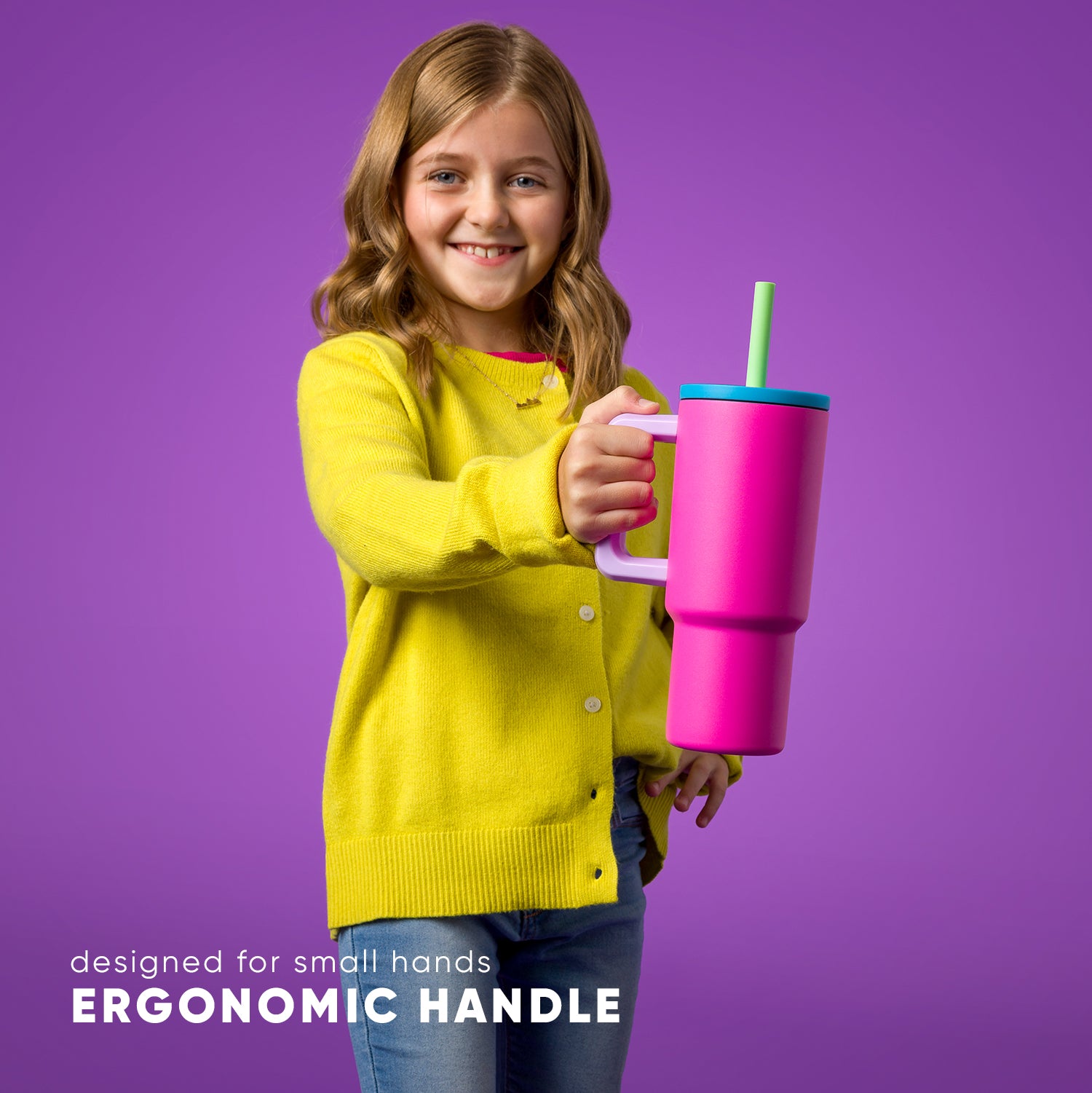 Trek Kids Tumbler with Silicone Straw Lid - Image 4