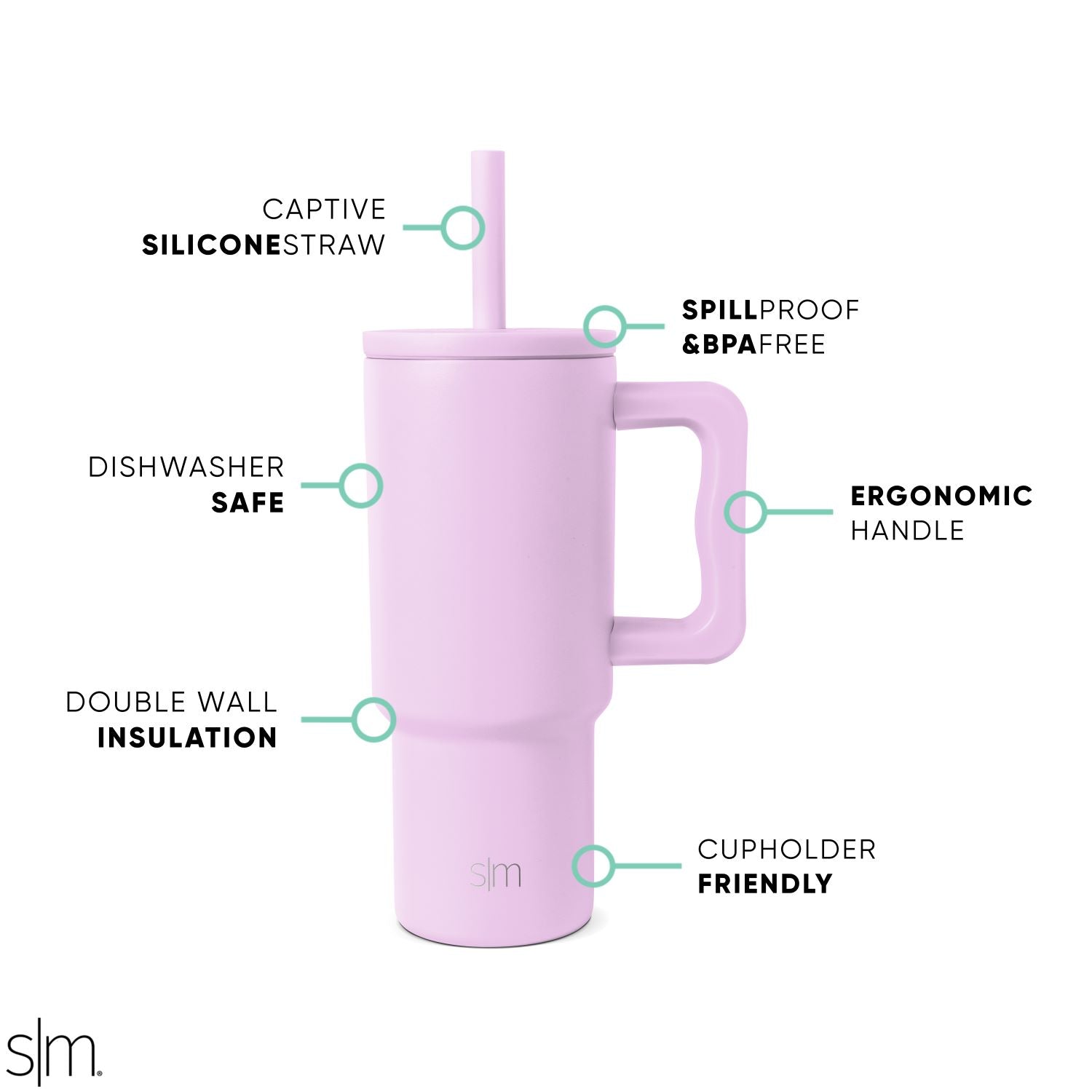 Trek Kids Tumbler with Silicone Straw Lid - Image 2